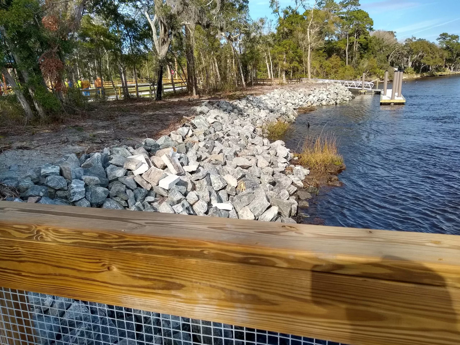 The new park on Half Moon Island Preserve, a 267-acre facility along the Nassau River, involved value engineering elements of a previous design.